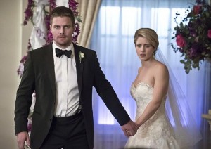 Arrow 4x16 mariage Felicity Oliver 5